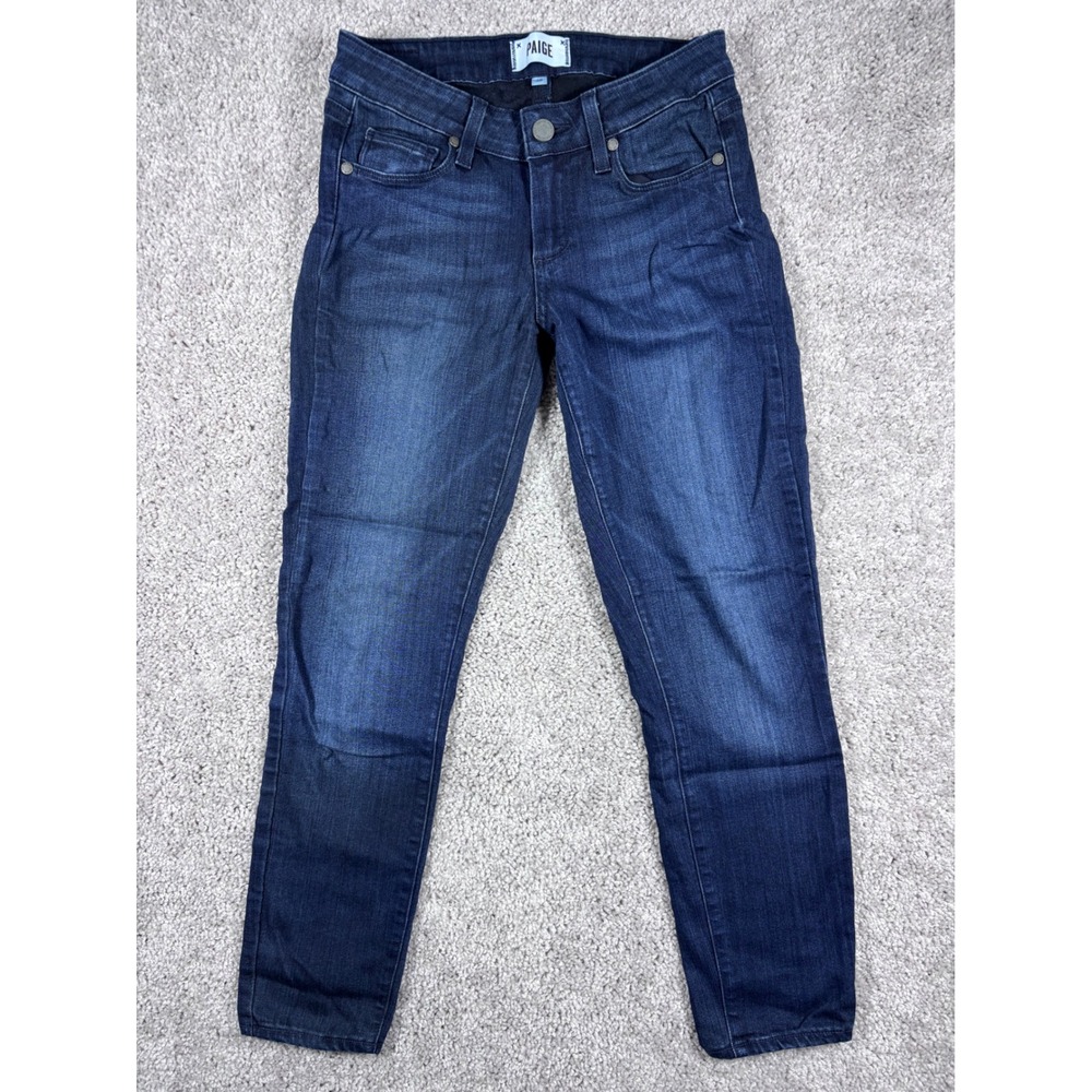 Paige Denim Verdugo Ankle Skinny Jeans Size 26 Dark‎ Wash Womenswear